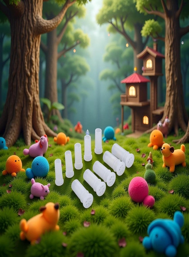 Zhuluck 100 Pcs Noise Makers Insert Squeakers, Plastic Dog Squeaky Toy Whistles,Insert Replacements DIY Accessories Toys,Dog Toy Replaceable Squeaker(15.5x4.8mm) - Image 2